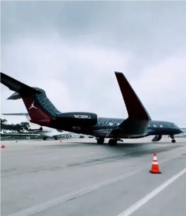 Flugzeug von Michael Jordan
