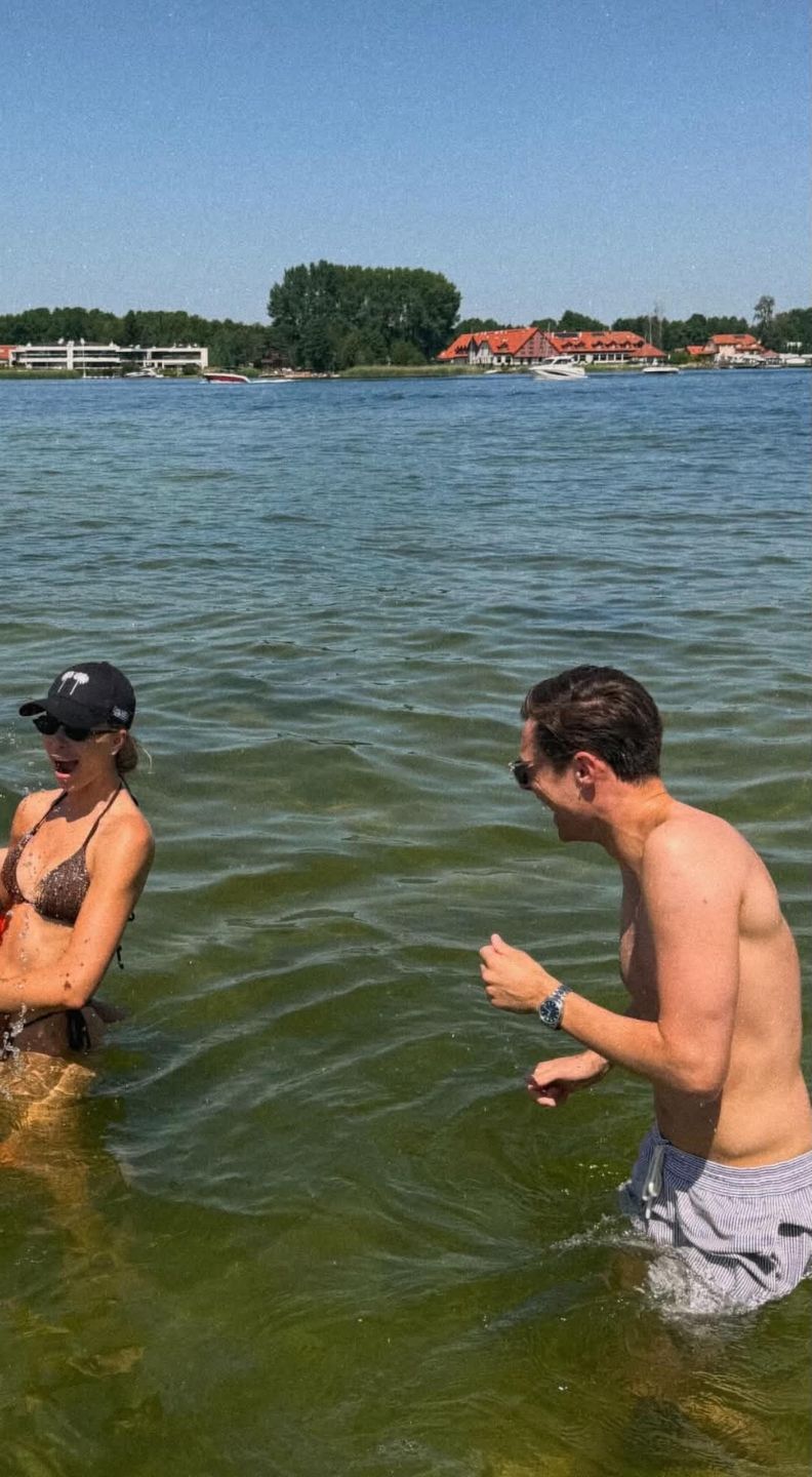 Sandra Kubicka i Adam Zaorski na Mazurach