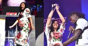 Cardi B w zaawansowanej ciąży występuje na scenie z narzeczonym