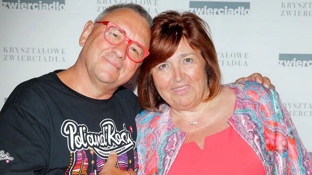 Jurek Owsiak z żoną