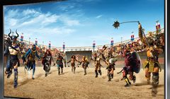 Walka w Koloseum reklamuje Samsung Curved UHD TV (wideo)