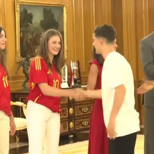 Spotkanie Gaviego z księżniczką Leonor