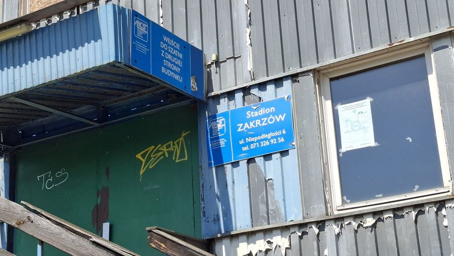 Polar Wrocław, Zakrzów. Stary budynek klubowy do rozbiórki, czerwiec 2025