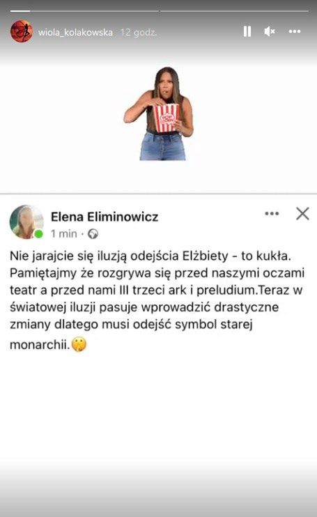 Viola Kołakowska nie poprzestała na zakwestionowaniu daty śmierci królowej Elżbiety