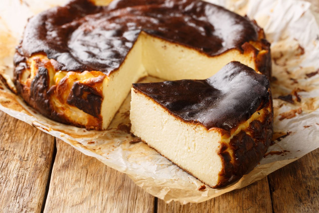 Basque cheesecake