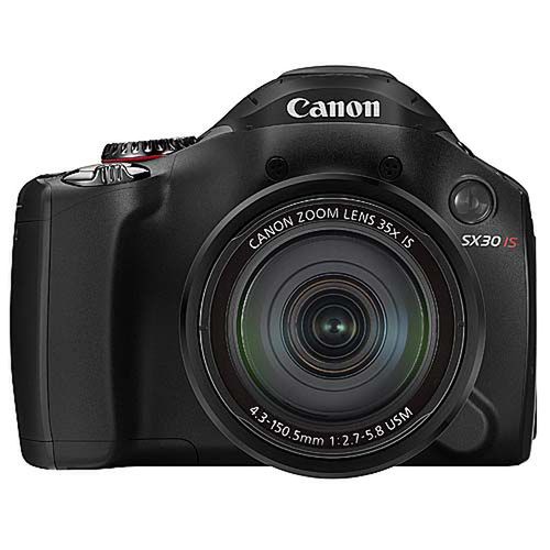Canon PowerShot SX30 IS posiada wejście HDMI i USB 2.0