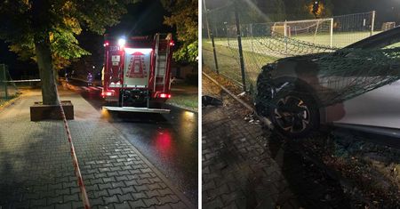 Wjechała na boisko podczas meczu dzieci