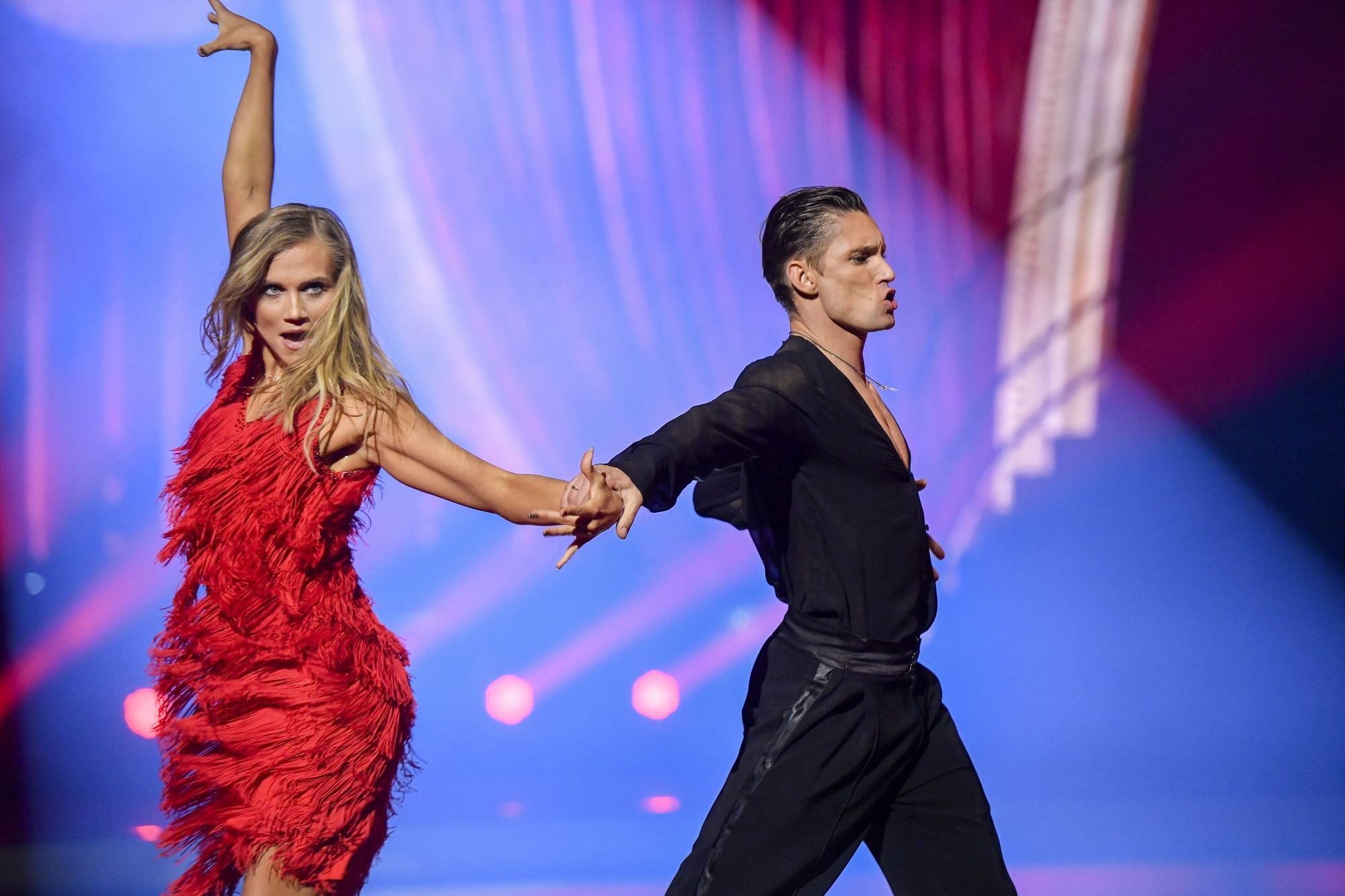 Filip Gurłacz i Agnieszka Kaczorowska w "TzG"