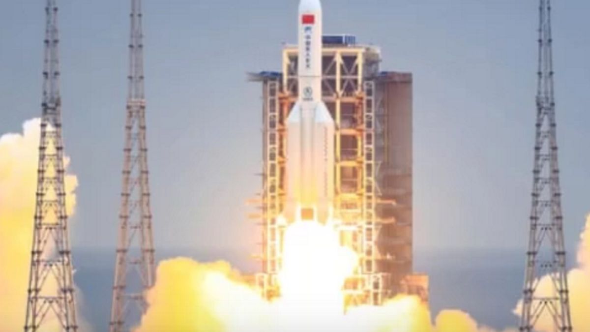 Chińska rakieta Long March5B wystrzeliła 29 kwietnia br.