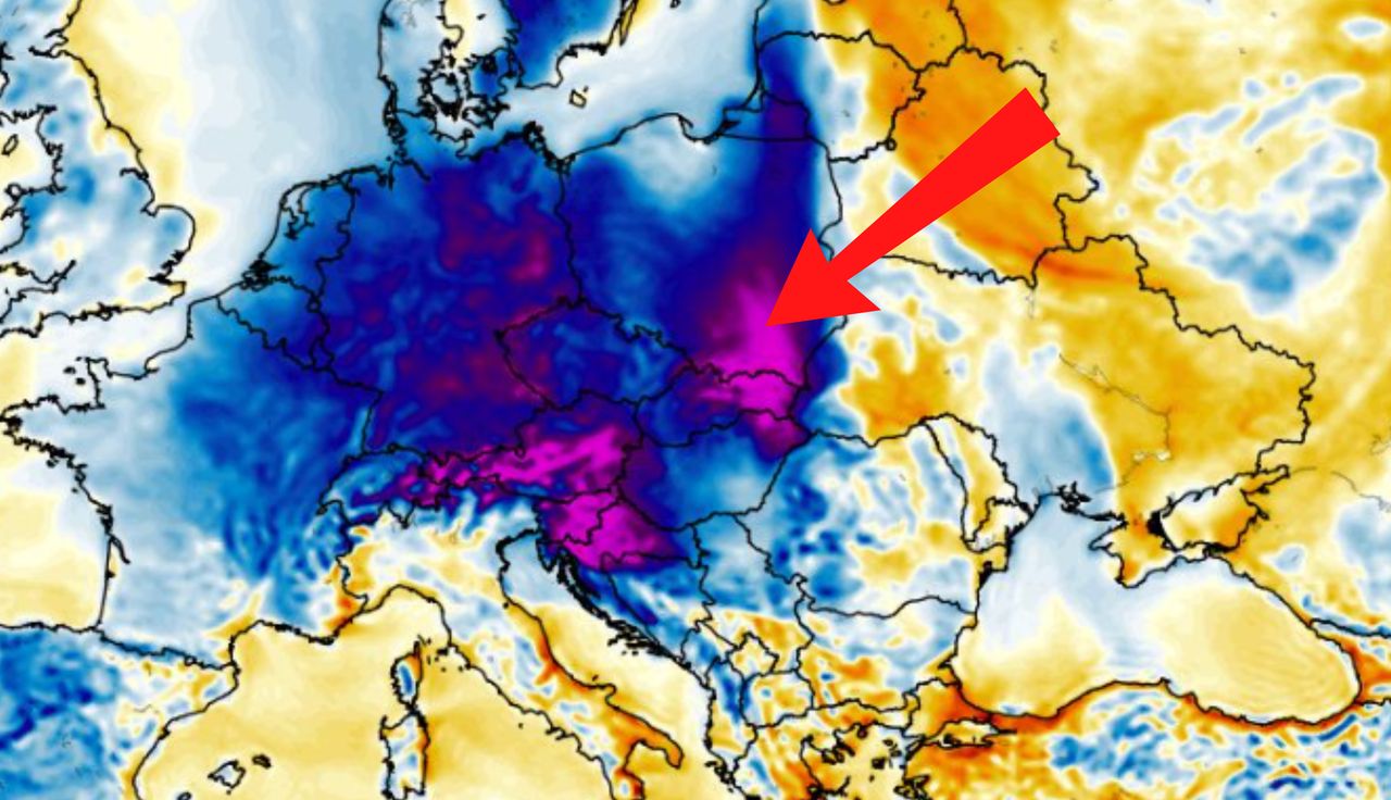 Fiolet na mapie Polski. Druzgocące wieści. Synoptycy podają