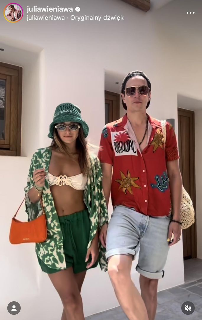 Julia Wieniawa na wakacjach 