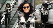 Tryskająca energią Katarzyna Cichopek opuszcza gmach TVP w obszernym futrze. Zmienia styl? (ZDJĘCIA)