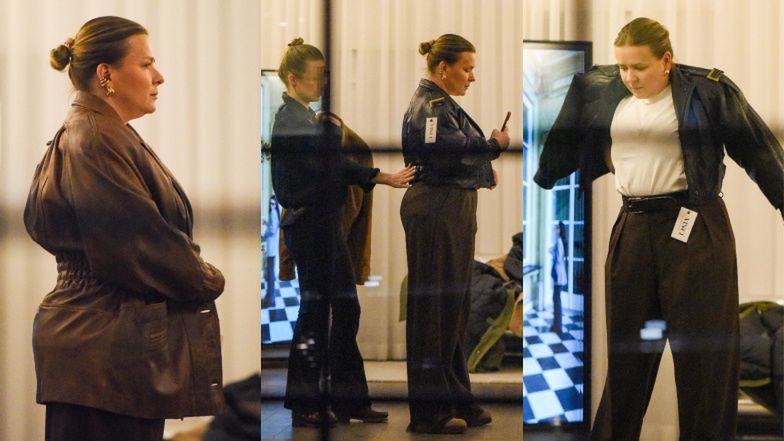 Aneta Zając stroi się w butiku