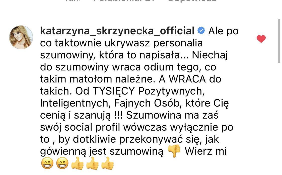 Komentarz Katarzyny Skrzyneckiej
