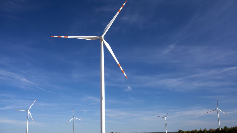 elektrownia wiatrowa, wiatrak, energia, ekologia, pole