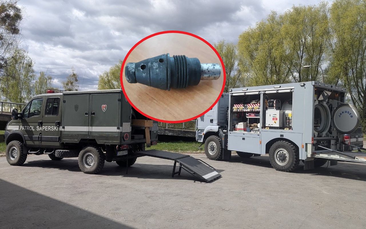 Znalazł pocisk podczas spaceru. Pijany przyniósł go na komendę