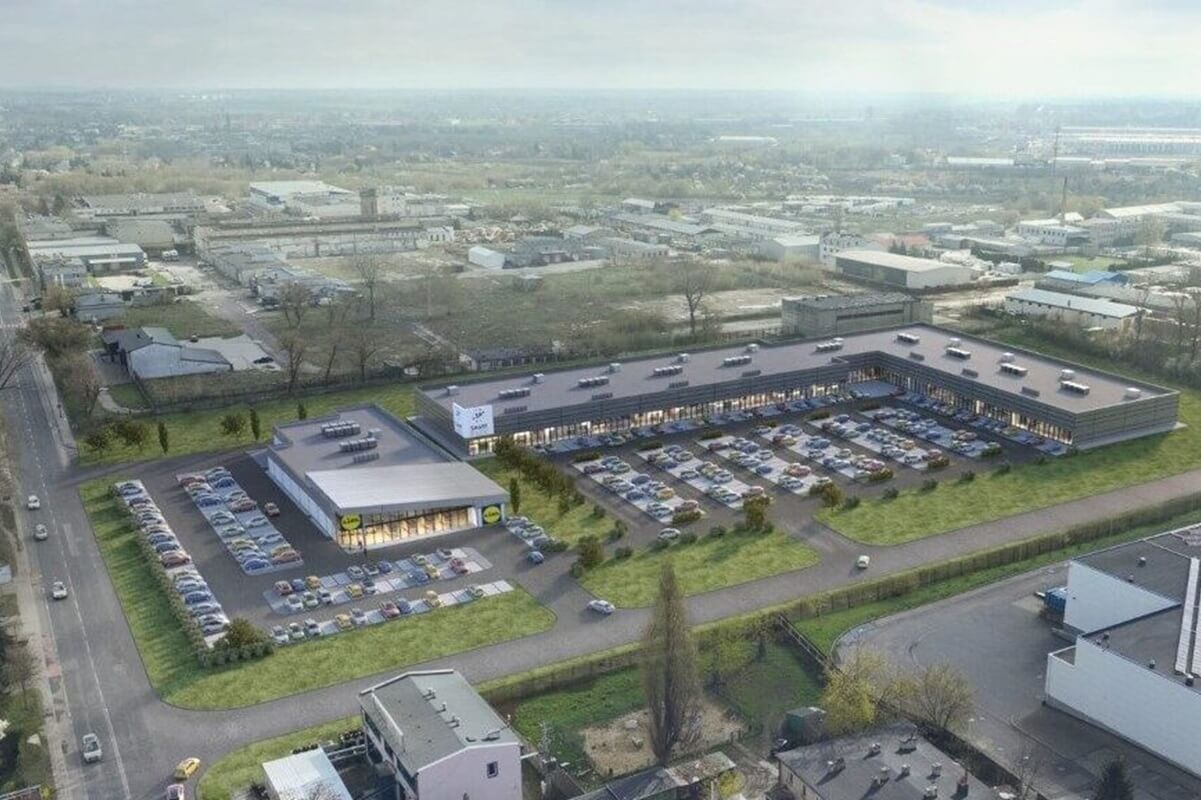 Wizualizacja Smart Park Lublin przy ul. Turystycznej