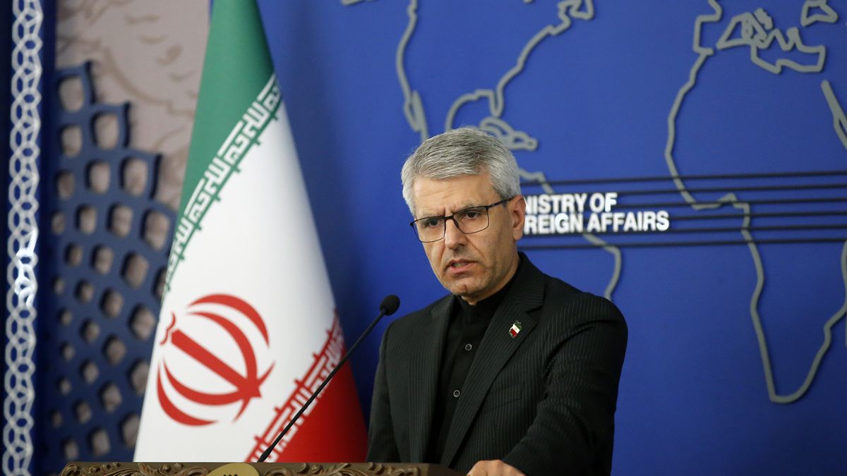 TEHRAN, IRAN - MAY 4: Spokesperson for the Ministry of Foreign Affairs of Iran Esmail Baghaei attends a press conference at Ministry of Foreign Affairs in Tehran, Iran on May 4, 2026. (Photo by Fatemeh Bahrami/Anadolu via Getty Images)
