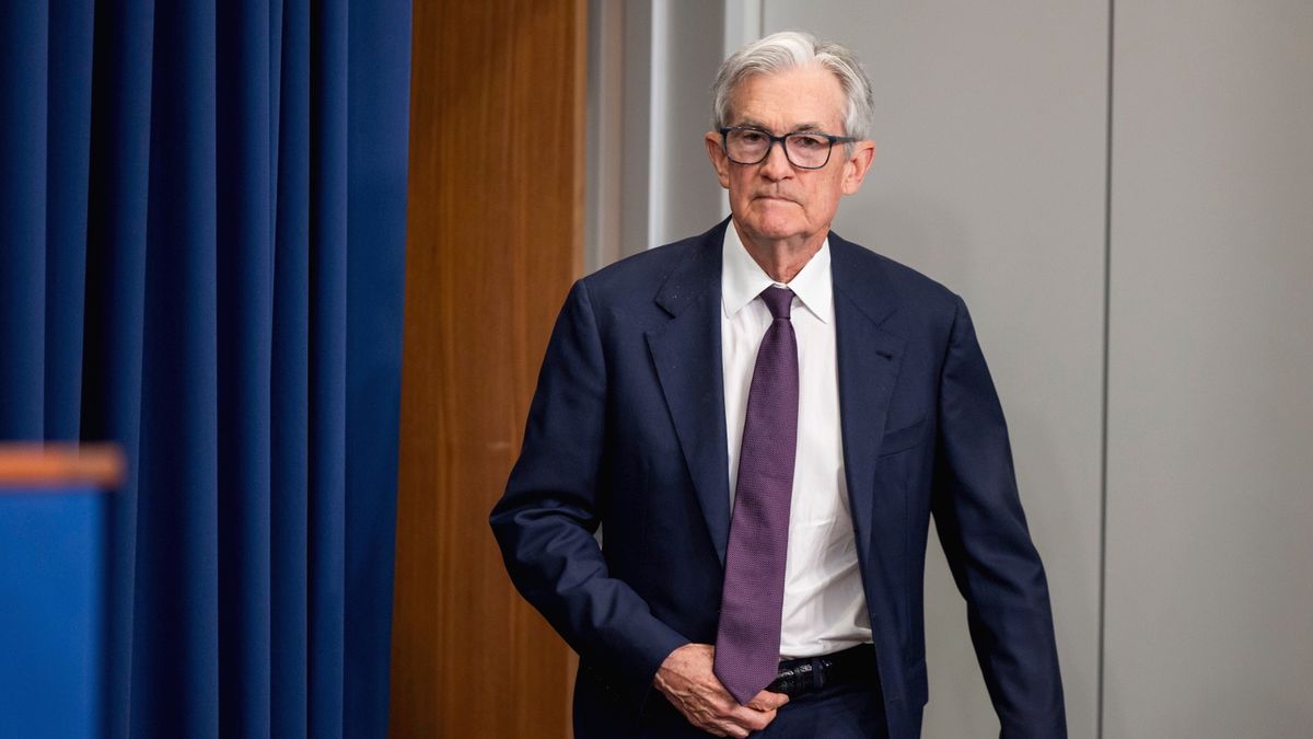 Na zdjęciu przewodniczący Fedu Jerome Powell