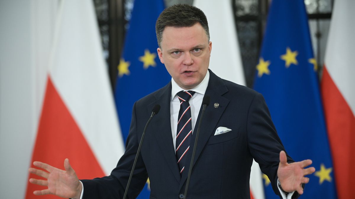 Szymon Ho�ownia
Warszawa, 08.01.2025. Marsza�ek Sejmu Szymon Ho�ownia podczas briefingu prasowego przed rozpocz�ciem posiedzenia izby w Warszawie, 8 bm. (amb) PAP/Marcin Obara
Marcin Obara
X kadencja, 10, 10., briefing, Dziesi�ta, kadencji, obrad, polityk polityka, Polityka, posiedzenie, Posiedzenie Sejmu, sejm, Sejm RP, sejmu