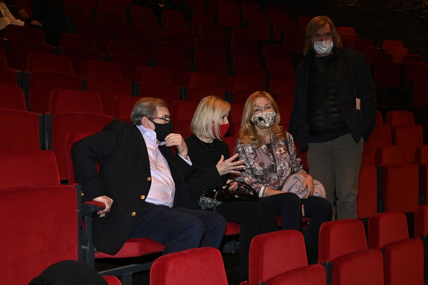 Filip Bajon, Elżbieta Gajos, Janusz Gajos - premiera sztuki Pan Hoho