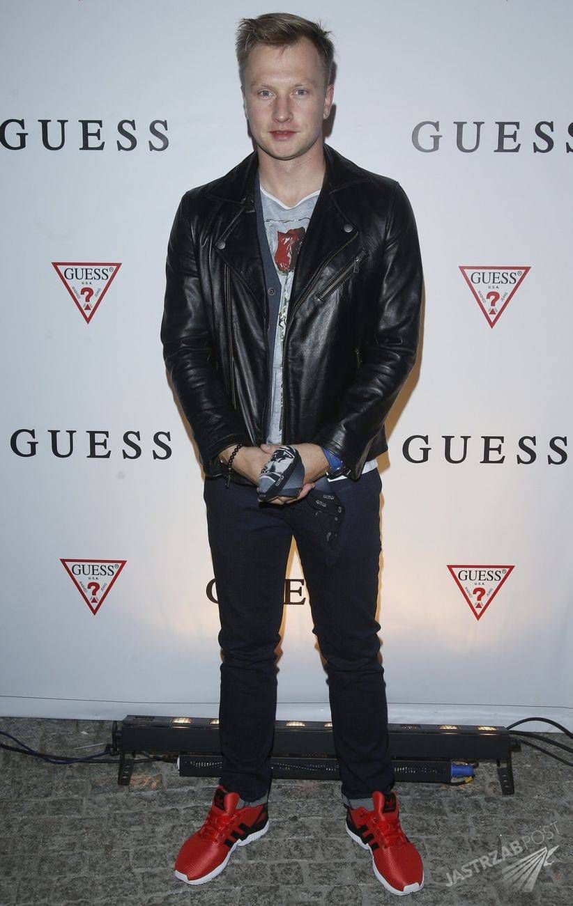 Jakub Wesołowski na pokazie marki Guess
(Fot. ONS)