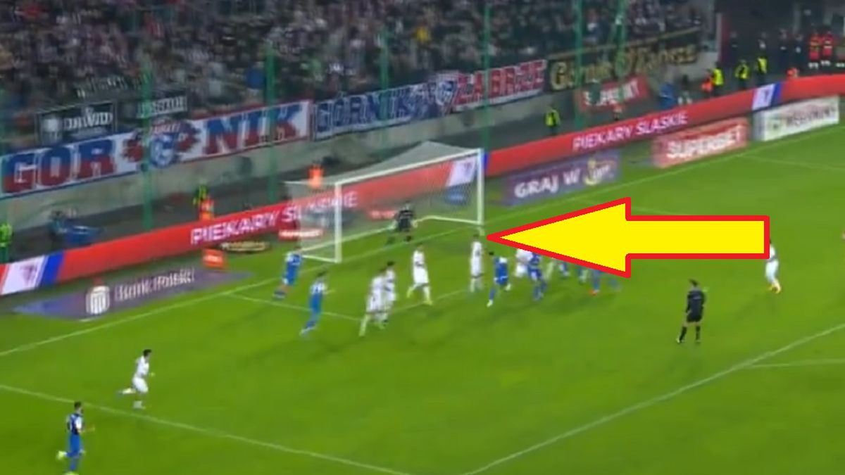 Zdjęcie okładkowe artykułu: Twitter / Screen / Canal+Sport / Na zdjęciu: Jakub Bartosz strzelił pięknego gola w meczu Górnika z Puszczą