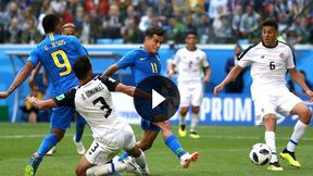Mundial 2018. Brazylia - Kostaryka 1:0: gol Philippe Coutinho (TVP Sport)