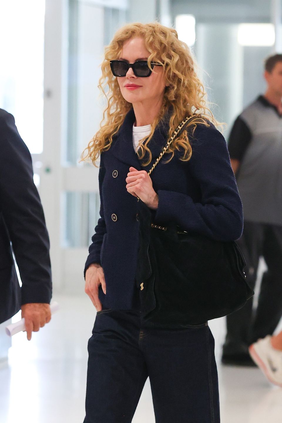 Nicole Kidman na lotnisku w Sydney