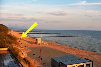 Była 5:40 w Ustroniu Morskim. Oto co robił na plaży