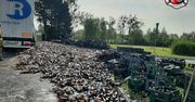 Czarlin. Setki litrów piwa na drodze. Cenny ładunek spadł z TIR-a