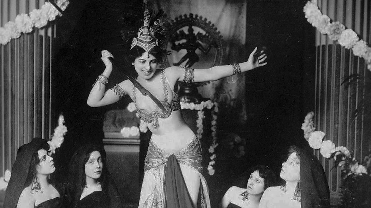 Mata Hari w trakcie występu w 1905 r.