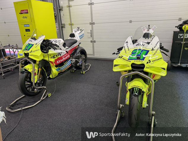 Motocykle zespołu należącego do Valentino Rossiego