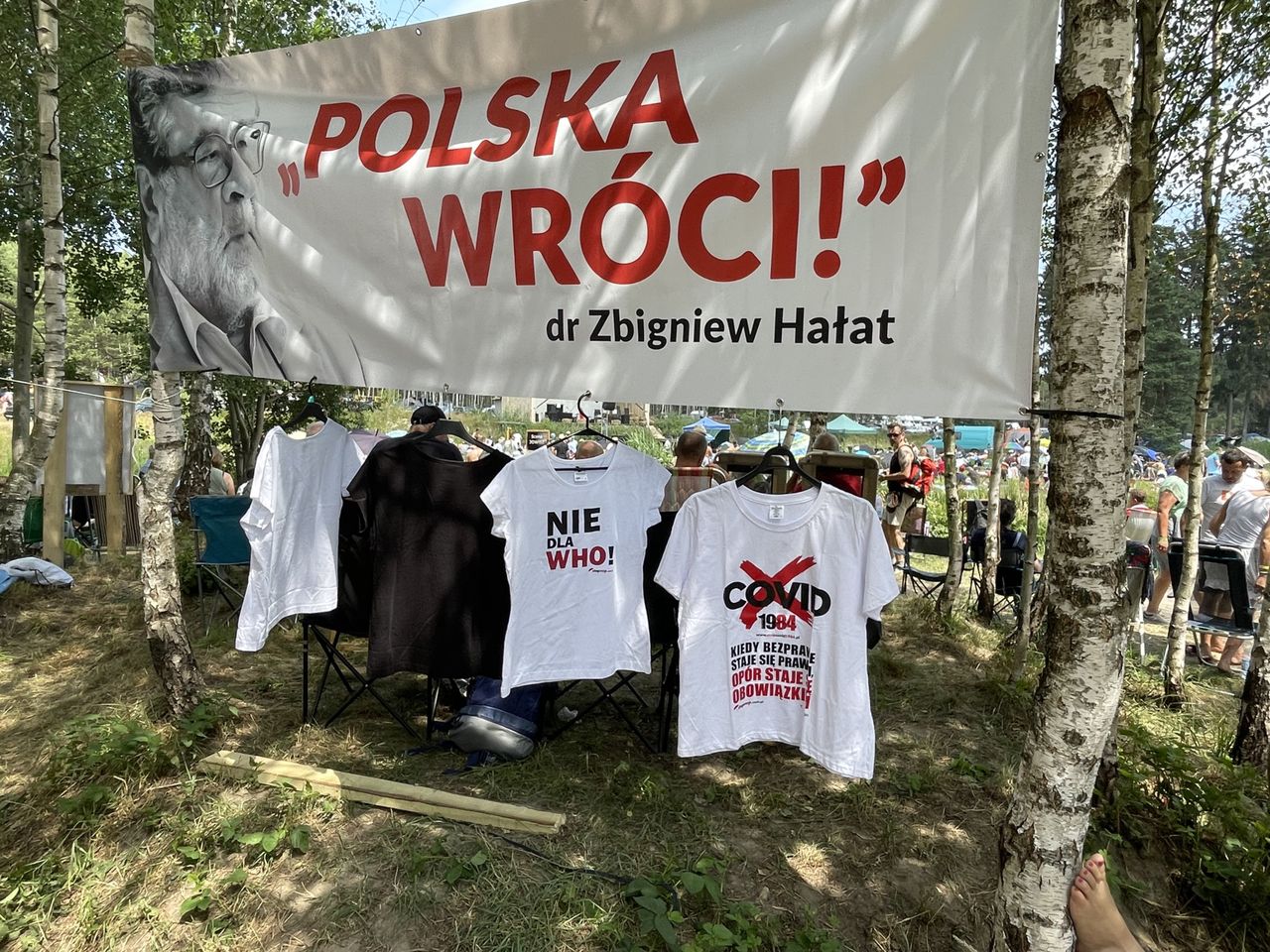 Woodstock dla foliarzy. "Przez telefony diabeł programuje nasze dzieci"