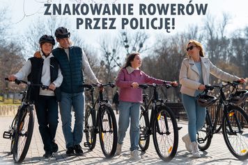 Przyjdź z rowerem pod starostwo. Policja go oznakuje!