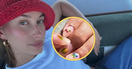 Już nie "clean girl nails". Pokazała nietypowe paznokcie na lato