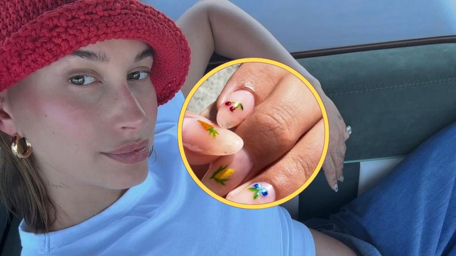 Hailey Bieber pochwaliła się paznokciami na lato 