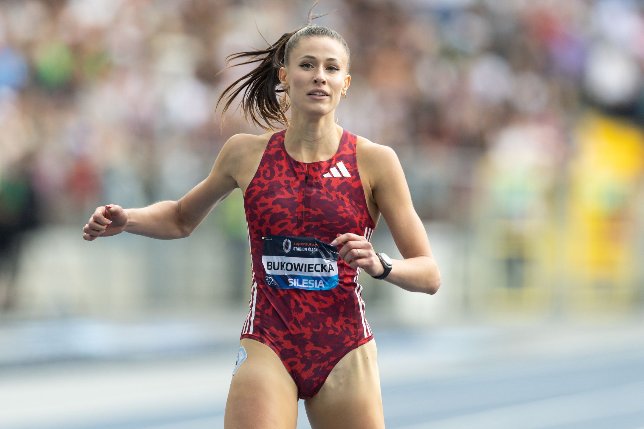 Natalia Bukowiecka during Wanda Diamond League - Silesia Kamila Skolimowska Memorial 2026 in Chorzow, Poland, on August 23, 2026 (Photo by Foto Olimpik/NurPhoto via Getty Images)