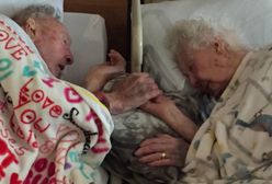 100-letni staruszek towarzyszył żonie na łożu śmierci. Do ostatniej chwili trzymał ją za rękę