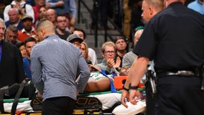 Chwile grozy na meczu NBA. Kemba Walker opuścił parkiet na noszach, karetka odwiozła go do szpitala