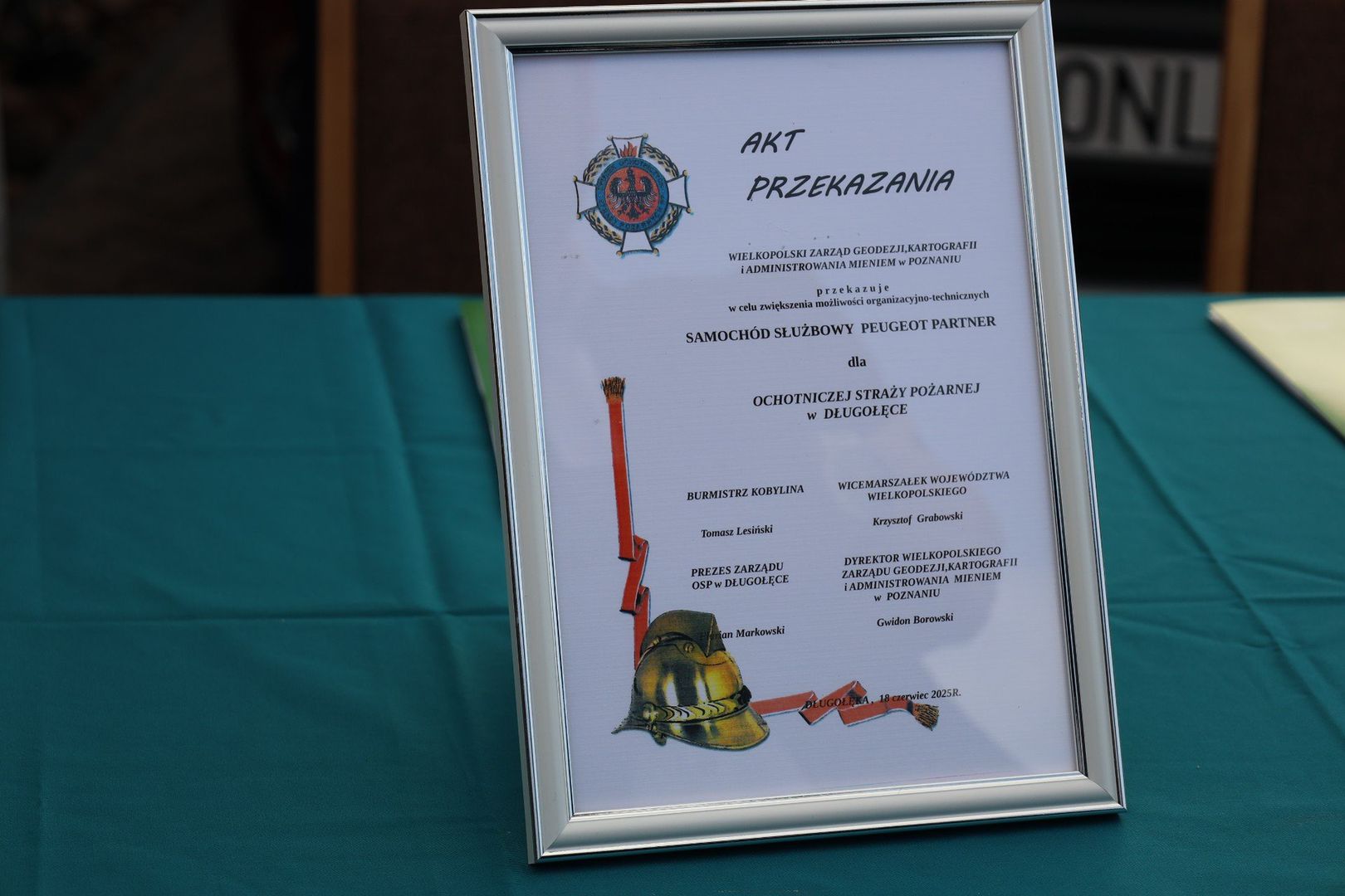 Dotychczas OSP Długołęka nie miała swojego wozu