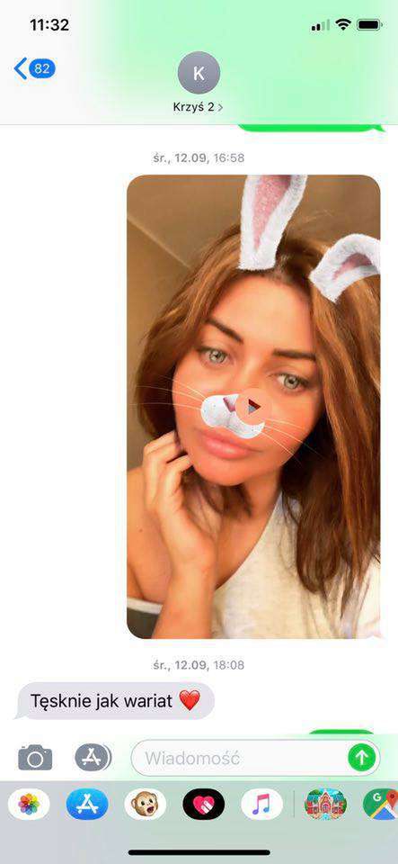 Krzysztof Rutkowski i Dominika Zasiewska wymieniali gorące SMS-y
