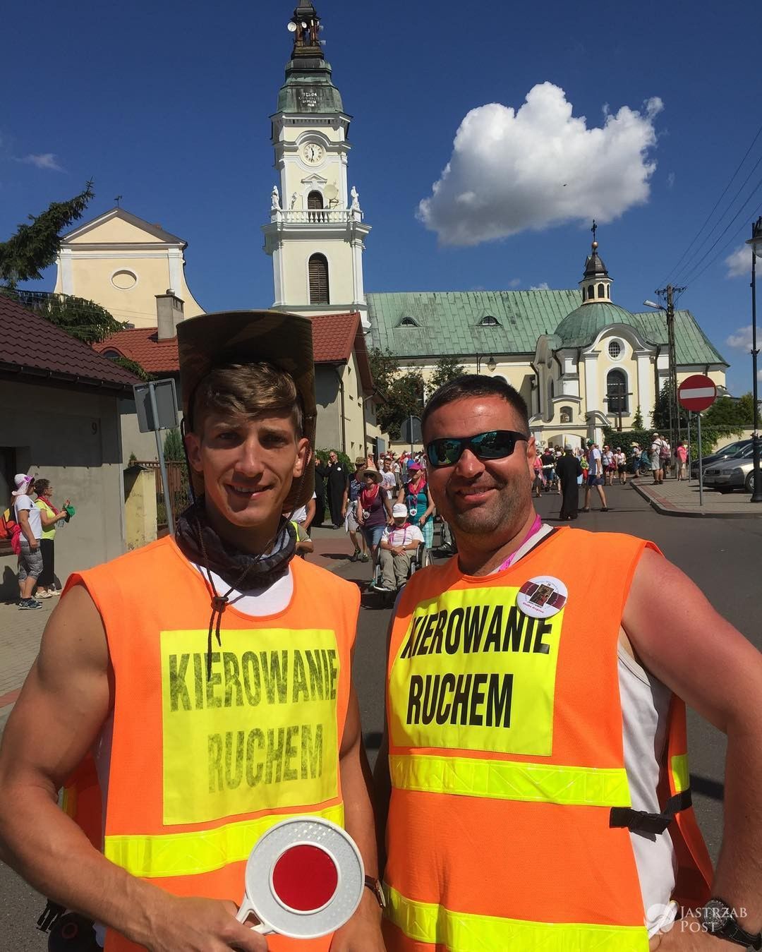 Michał Baryza z Top Model na pielgrzymce do Częstochowy