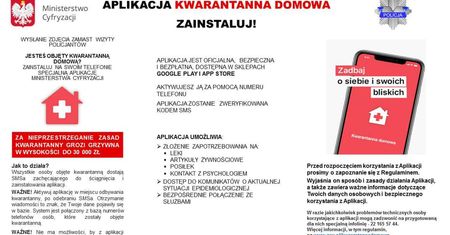 Aplikacja „Kwarantanna domowa” – ruszył proces jej udostępniania