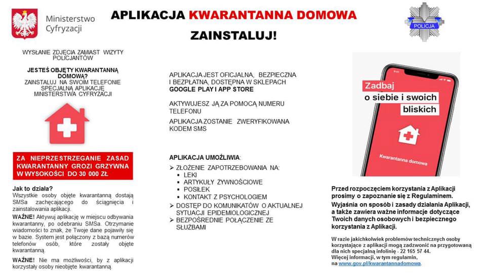 Aplikacja „Kwarantanna domowa” – ruszył proces jej udostępniania