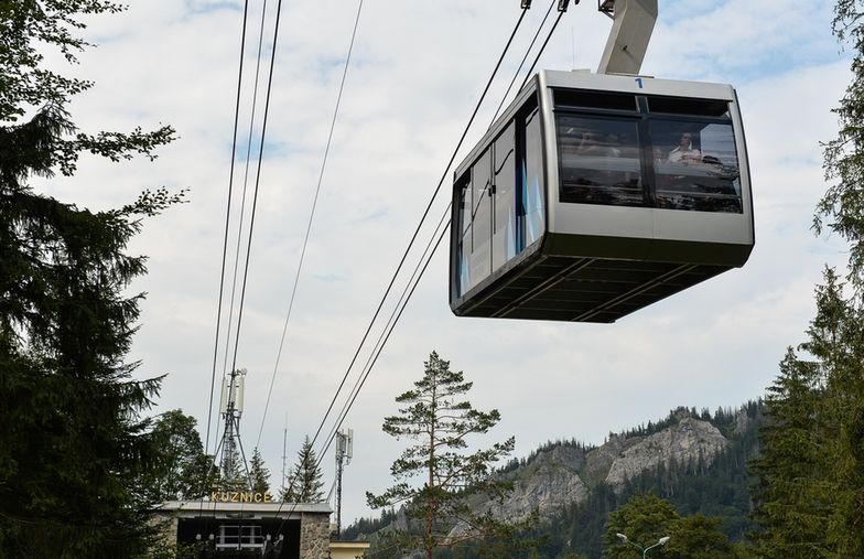 Maksymalną liczbę narciarzy na trasach narciarskich ogranicza przepustowość kolei linowej.