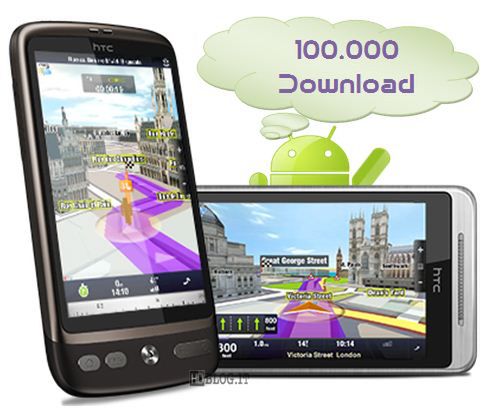 100 tysięcy pobrań Sygic Aura dla Androida