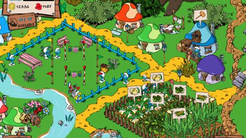 iOS 4.3 połowicznie rozwiązał problem Smurf Village 1