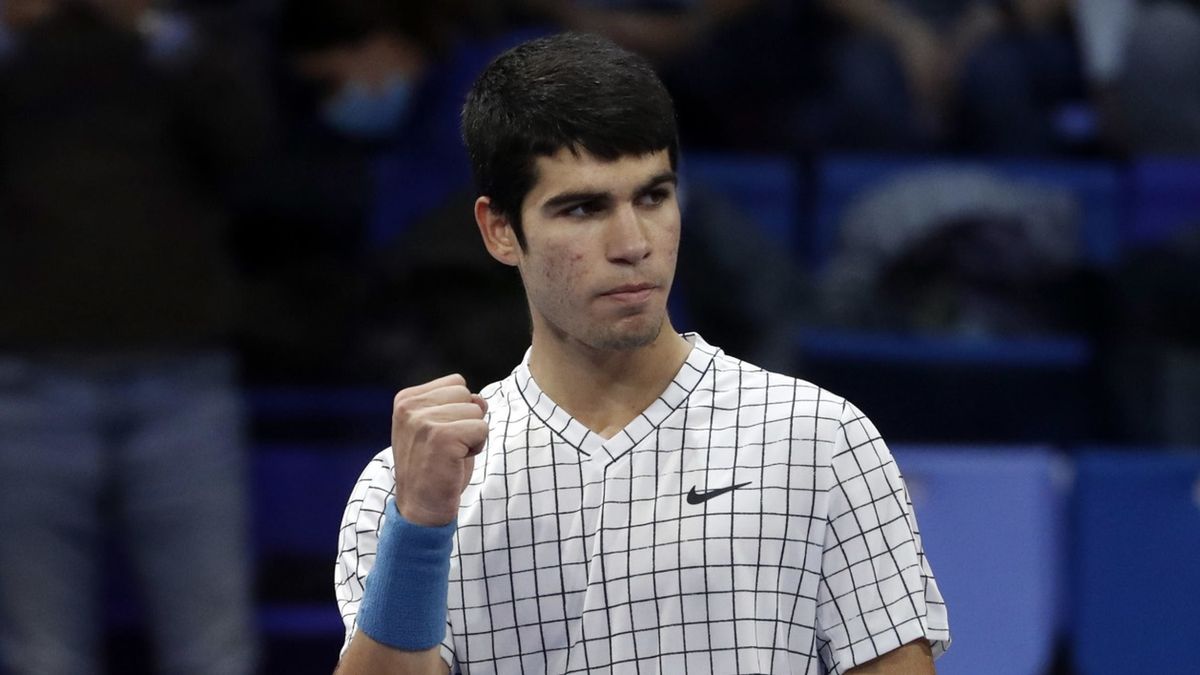 PAP/EPA / MATTEO BAZZI  / Na zdjęciu: Carlos Alcaraz