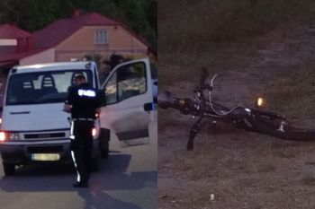 10-latka jechała rowerem. Wjechała pod Iveco